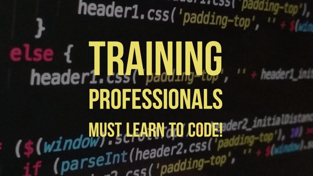 TrainingProfessionalMUSTLearntocode