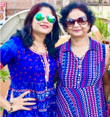 Preeti and her mom
