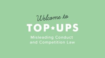 P108078 misleading conduct competition law course australia topup