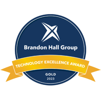 Brandon Hall Group Gold award for best advance in LMS for external training