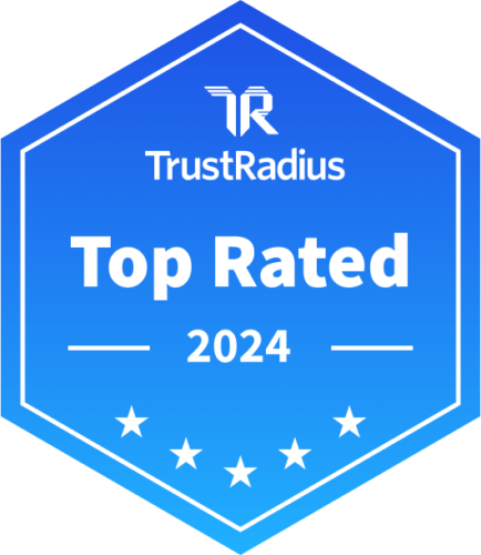 TrustRadius Top Rated Corporate LMS award 2024